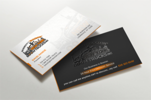 Business Card Design by Imagine design000 for New York Boom Trucks Inc | Design: #28259531