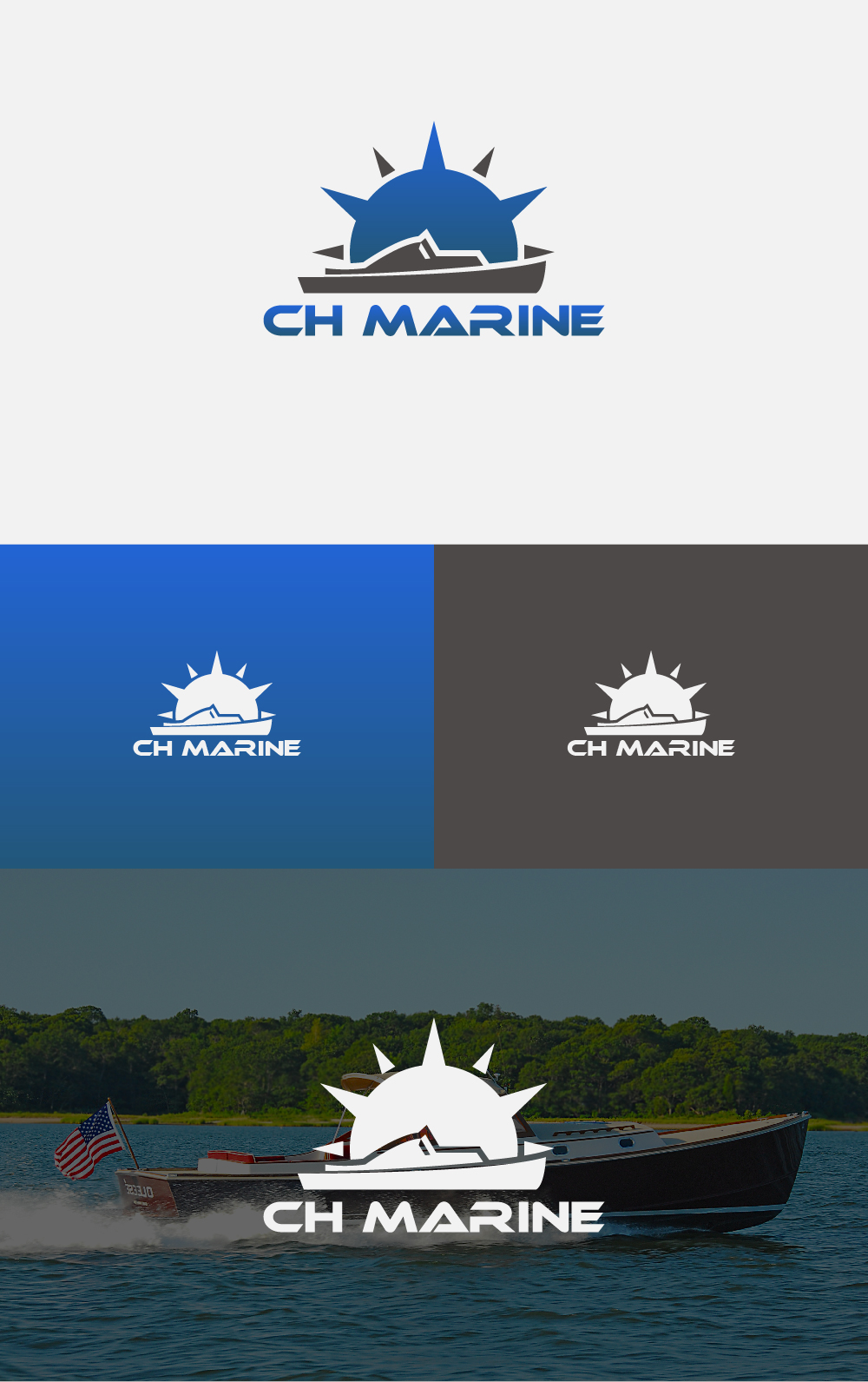 Diseño de Logo por Ayub Zafar para Coecles Harbor Marina | Diseño #28252072