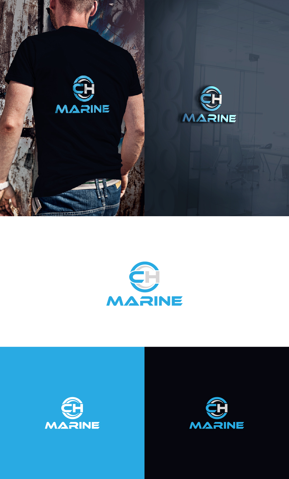 Logo Design by AlphabetZero.co.uk for Coecles Harbor Marina | Design #28252073