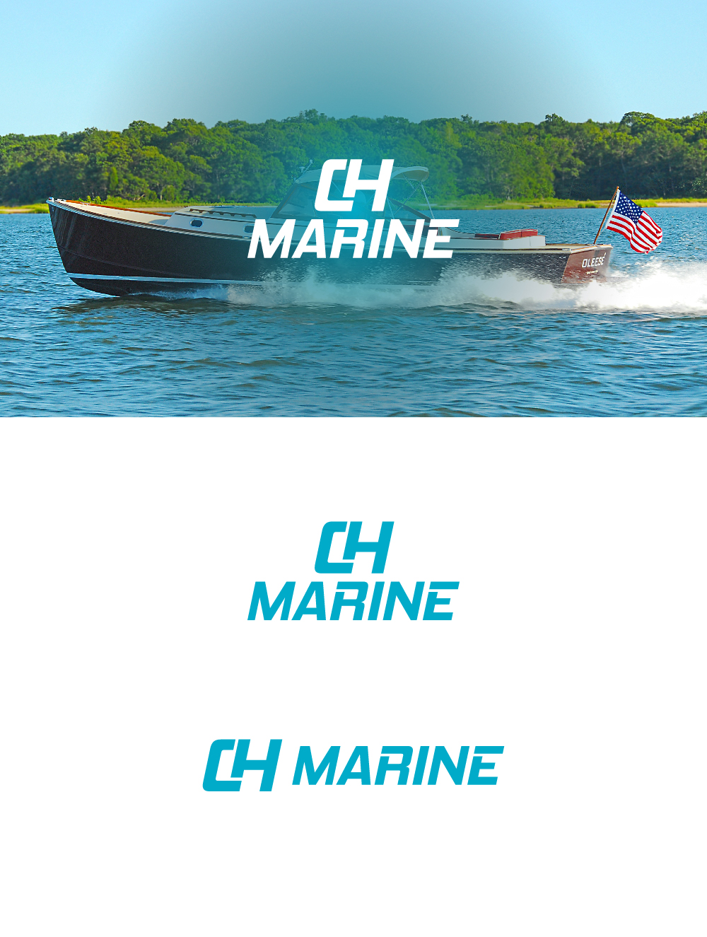 Logo Design by Ayub Zafar for Coecles Harbor Marina | Design #28252074