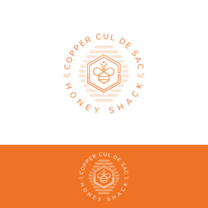 The Copper Cul de Sac Honey Shack | Logo Design by Sujit Banerjee