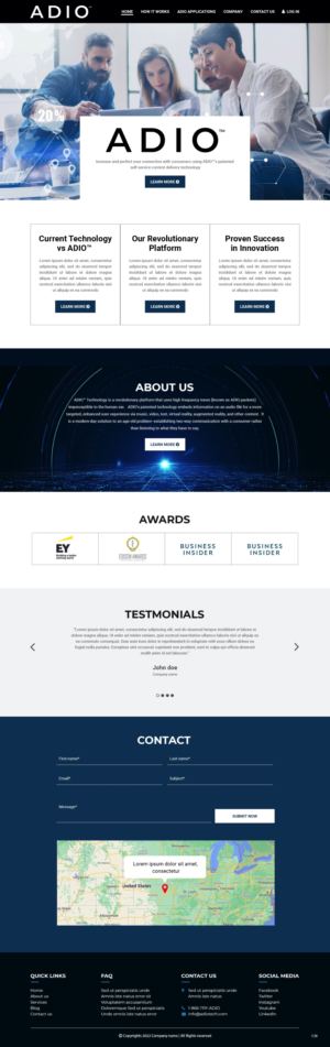 Wix Design by pb for Angry Apples Marketing | Design: #28259899