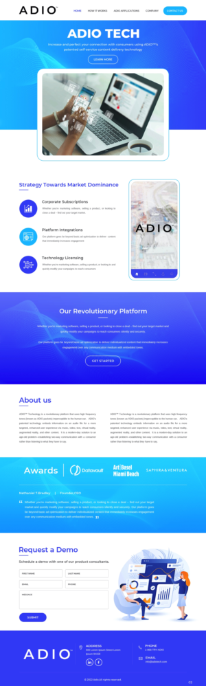 Wix Design by pb for Angry Apples Marketing | Design: #28259900