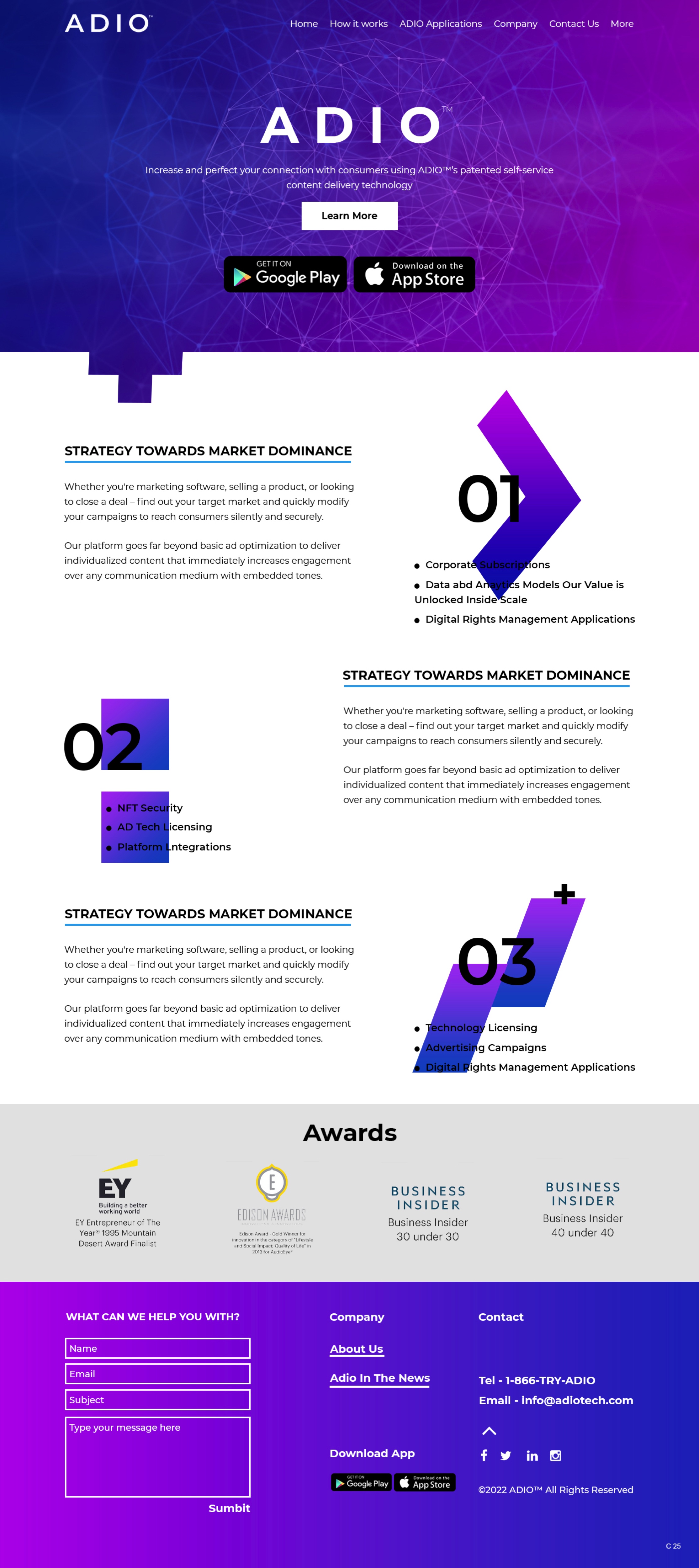 Wix Design by pb for Angry Apples Marketing | Design #28259901