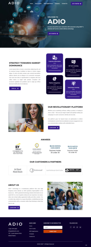 Wix Design by pb for Angry Apples Marketing | Design: #28259903