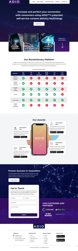Wix Design by pb for Angry Apples Marketing | Design: #28259904