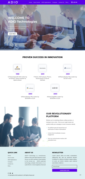 Wix Design by pb for Angry Apples Marketing | Design: #28259913