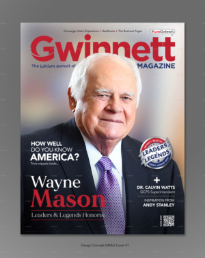 Gwinnett Magazine Cover Design | Graphic Design by D Creative
