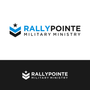 RallyPointe (main logo). Military Ministry (small text underneath the logo to identify the ministry) | Logo Design by Azhari Art