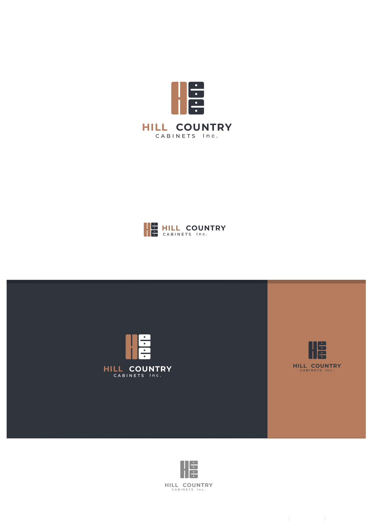 Logo Design by LaGregz for Hill Country Cabinets Inc | Design #28272950