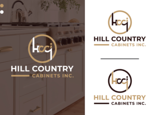 Logo Design by Md Sakhawat Hosssain for Hill Country Cabinets Inc | Design: #28281280