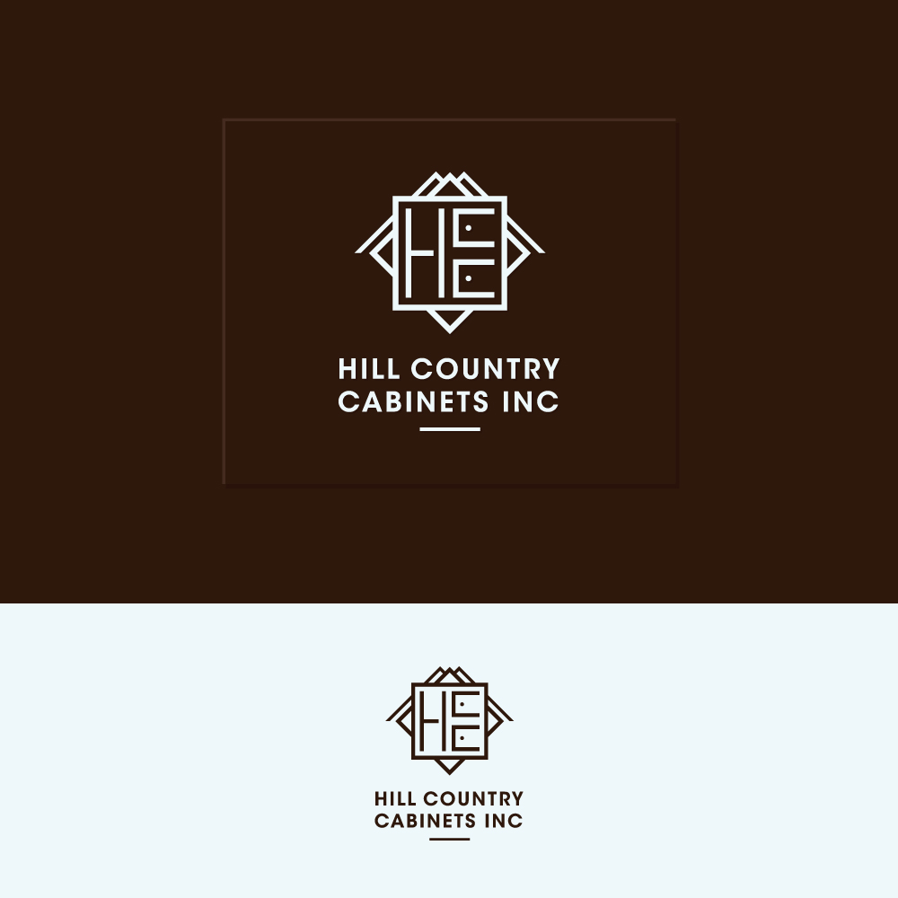 Logo Design by Sujit Banerjee for Hill Country Cabinets Inc | Design #28253835