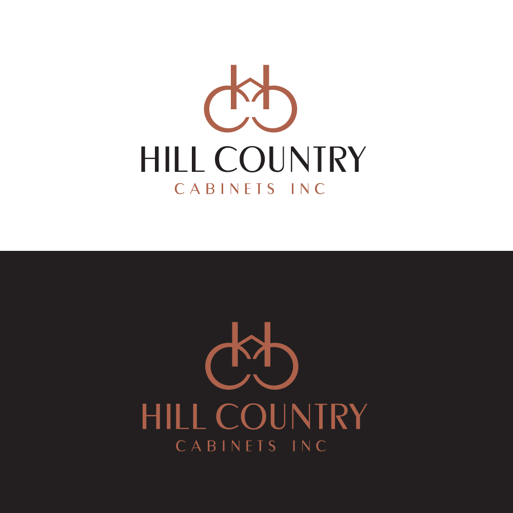 Logo Design by Sujit Banerjee for Hill Country Cabinets Inc | Design #28253839