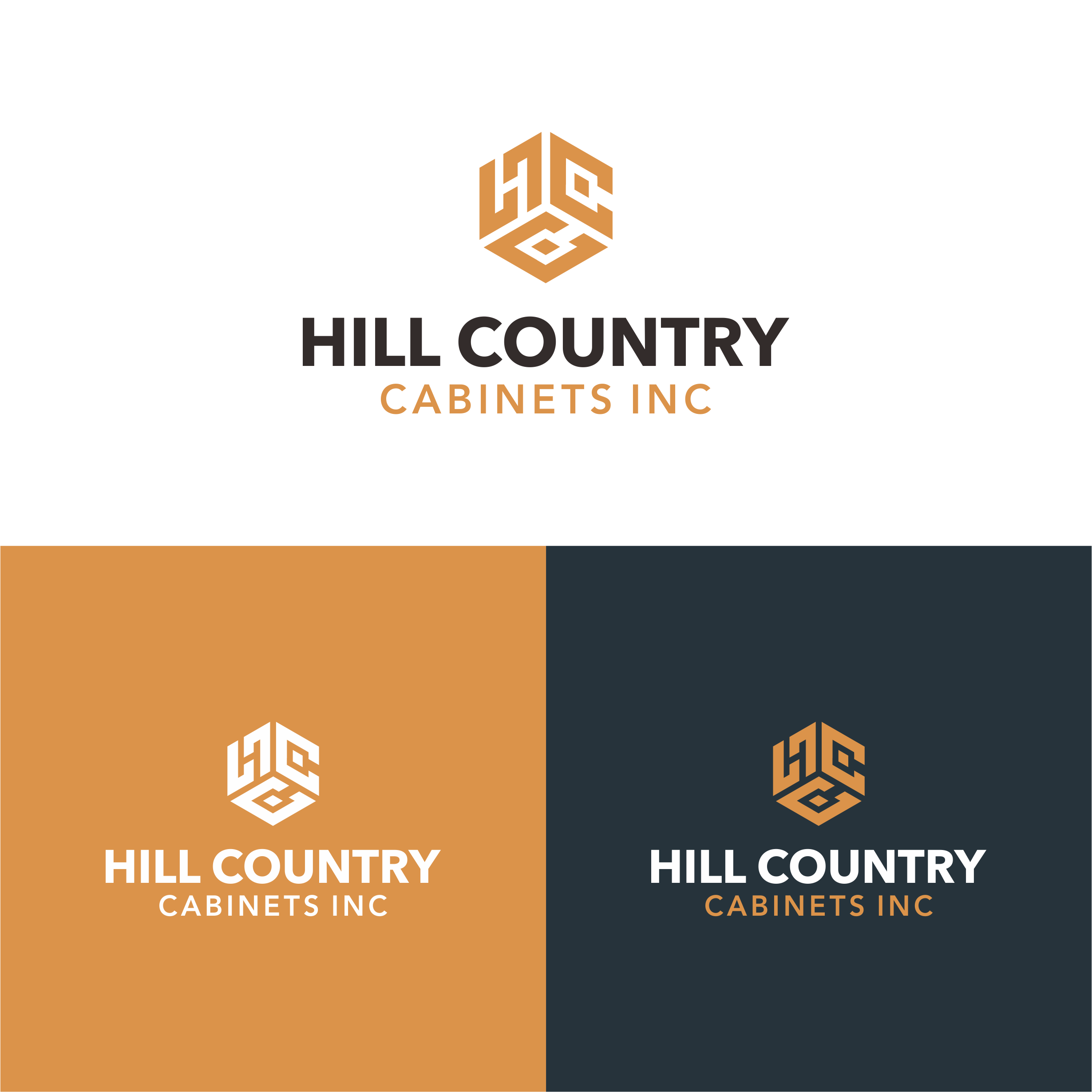 Logo Design by achil78 for Hill Country Cabinets Inc | Design #28262427