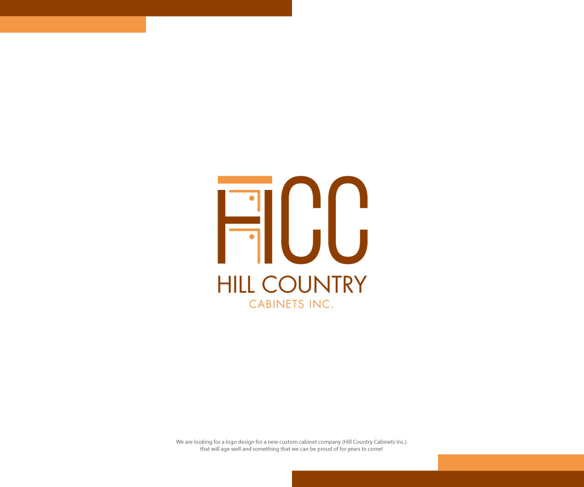 Logo-Design von ecorokerz für Hill Country Cabinets Inc | Design #28252047