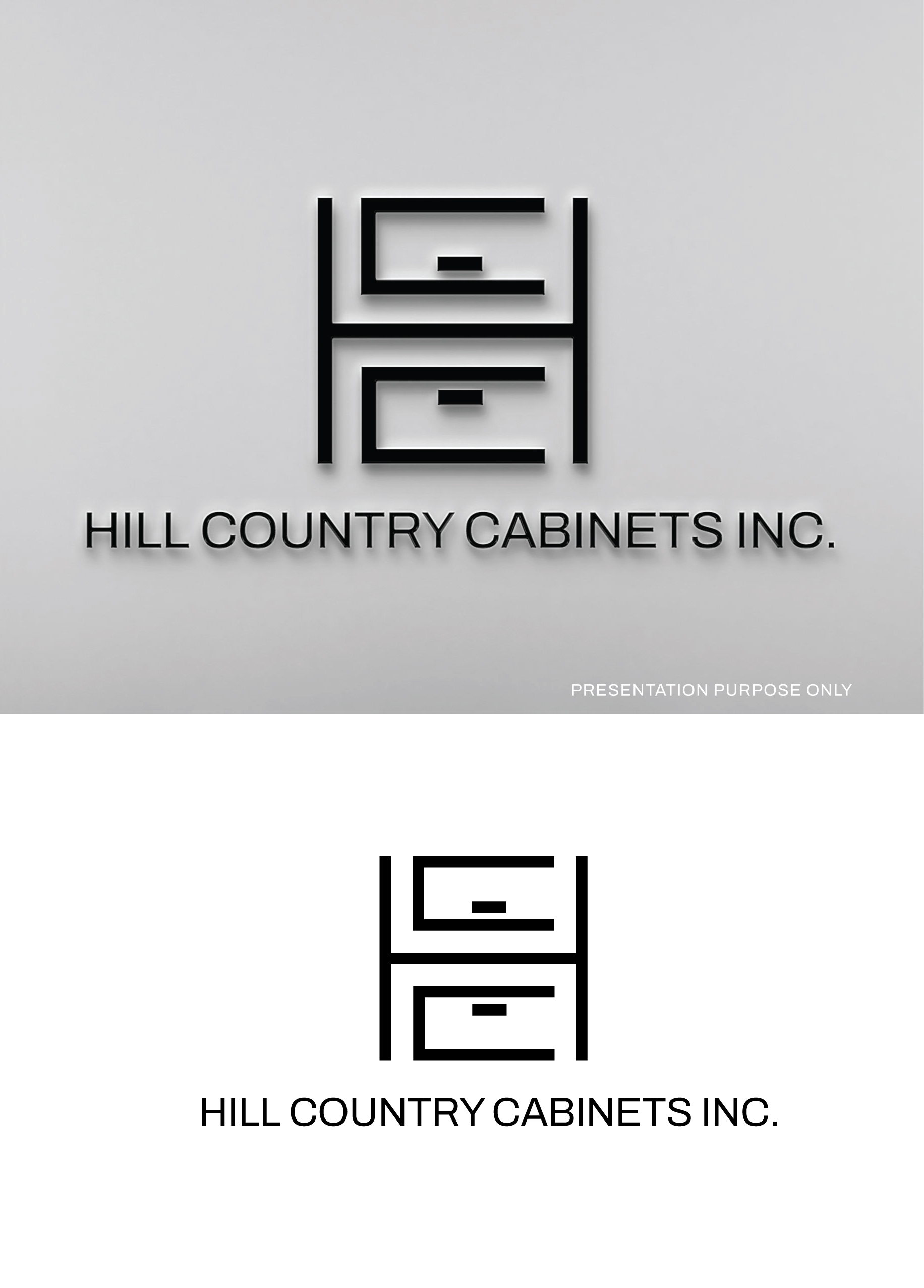 Logo Design by Paras Bali for Hill Country Cabinets Inc | Design #28288102