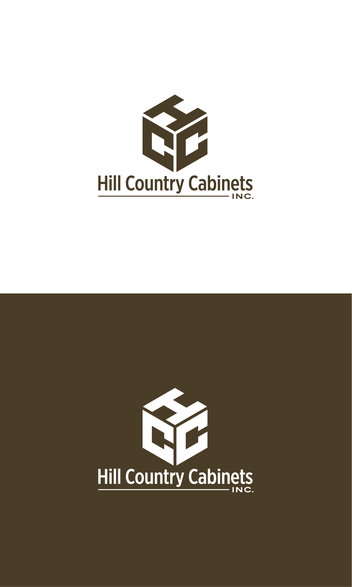 Diseño de Logo por MX-Design para Hill Country Cabinets Inc | Diseño #28284489