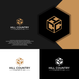 Logo Design by mOuntase graphich for Hill Country Cabinets Inc | Design #28268519