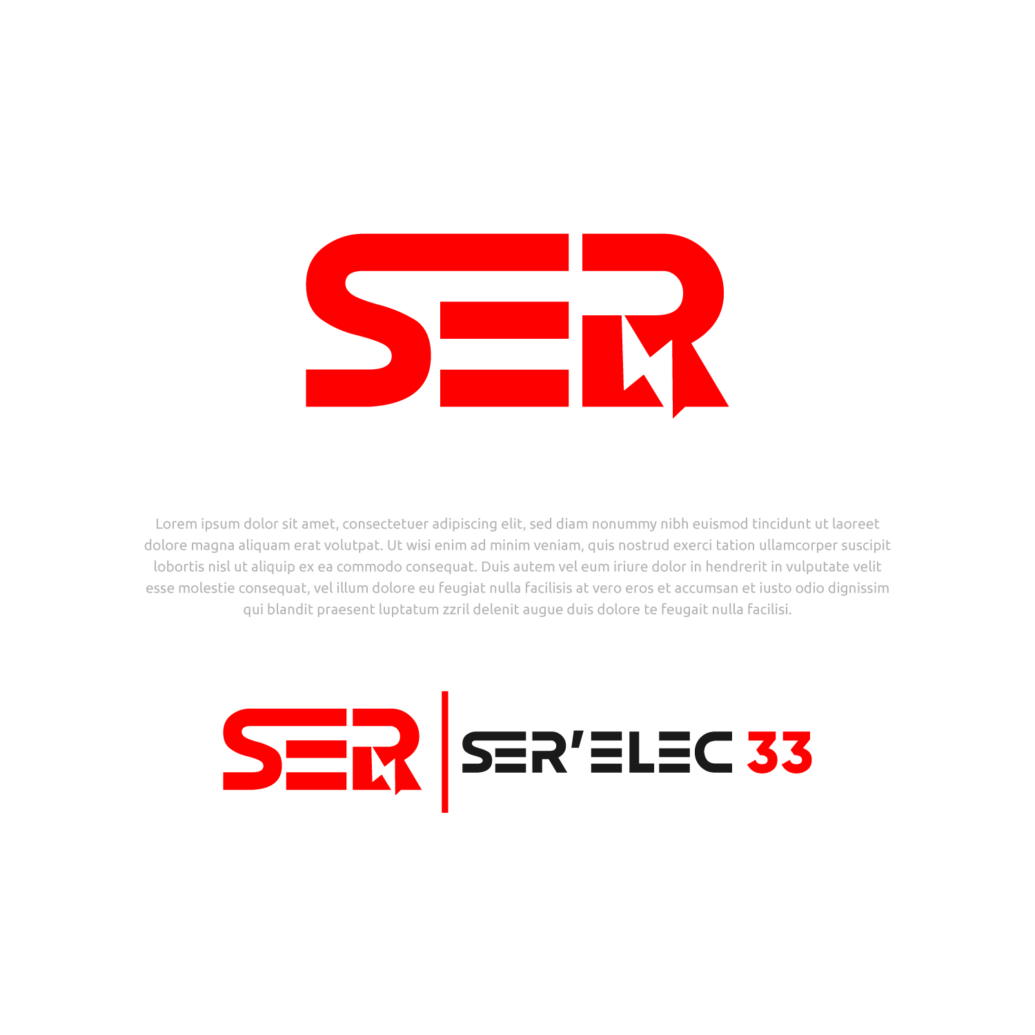 Logo Design by Abdul 20 for SER'ELEC 33 | Design #28261031