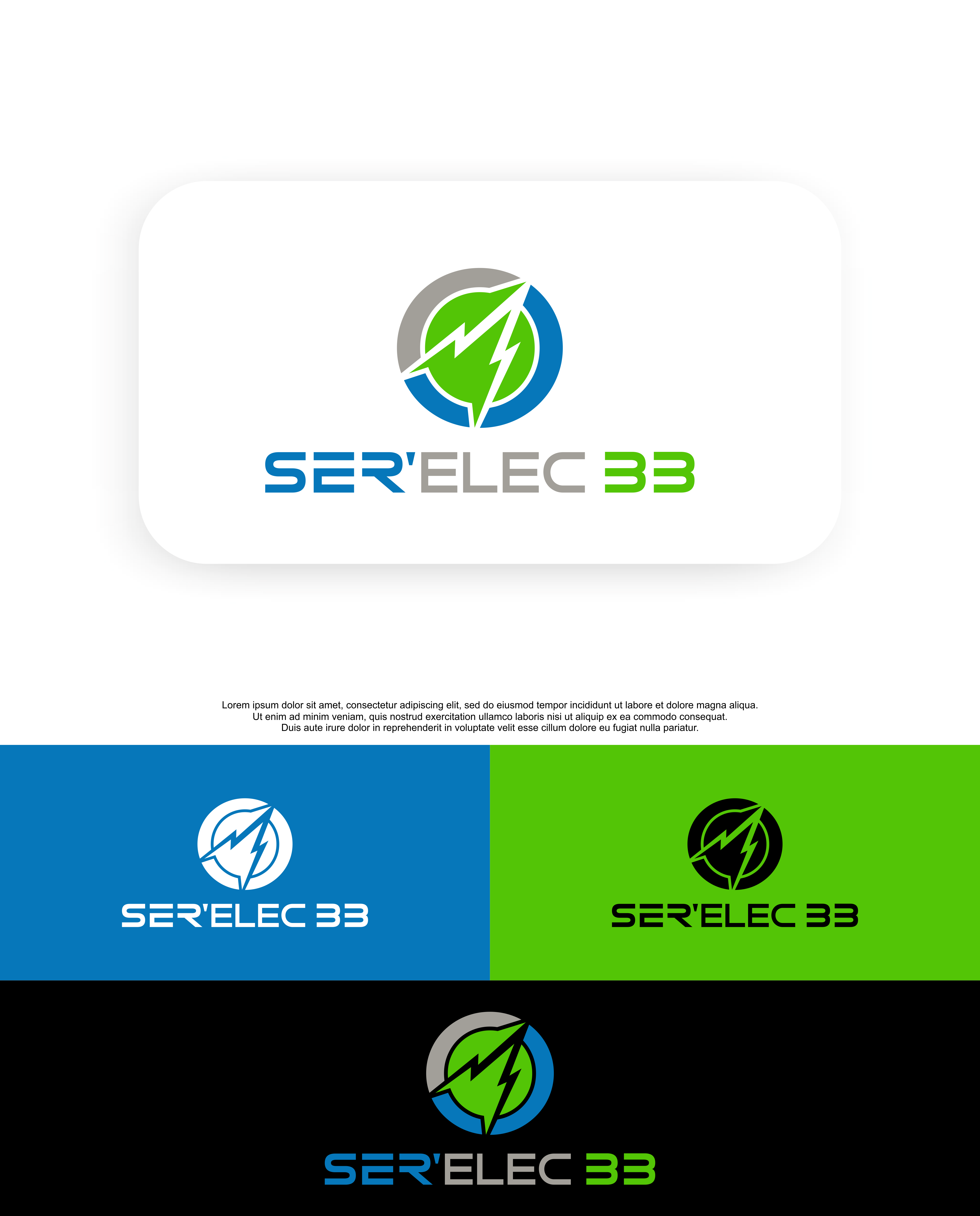 Logo-Design von QILLASOFT-Design für SER'ELEC 33 | Design #28255994