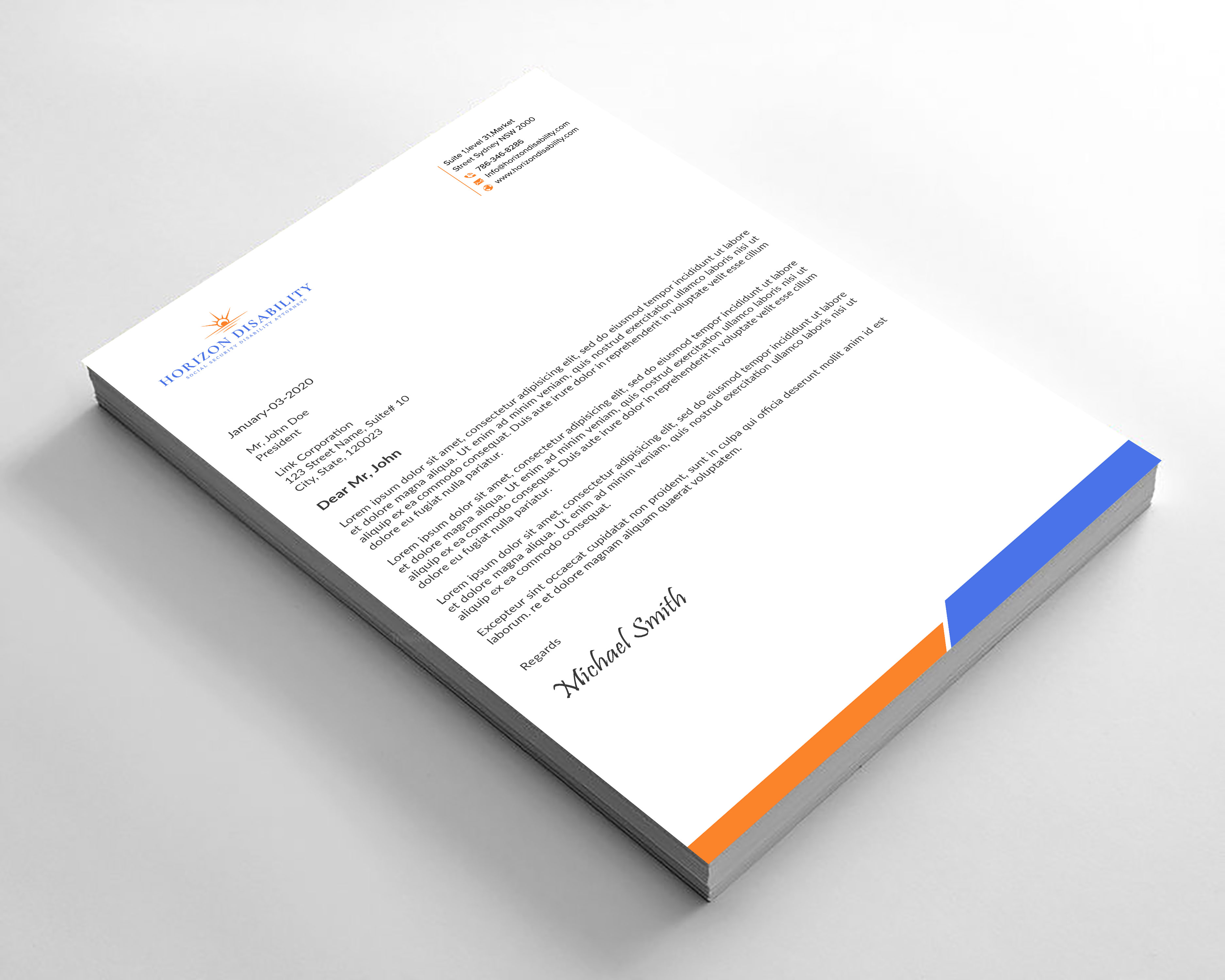 Diseño de Membrete por sadikul islam para este proyecto | Diseño #28280527