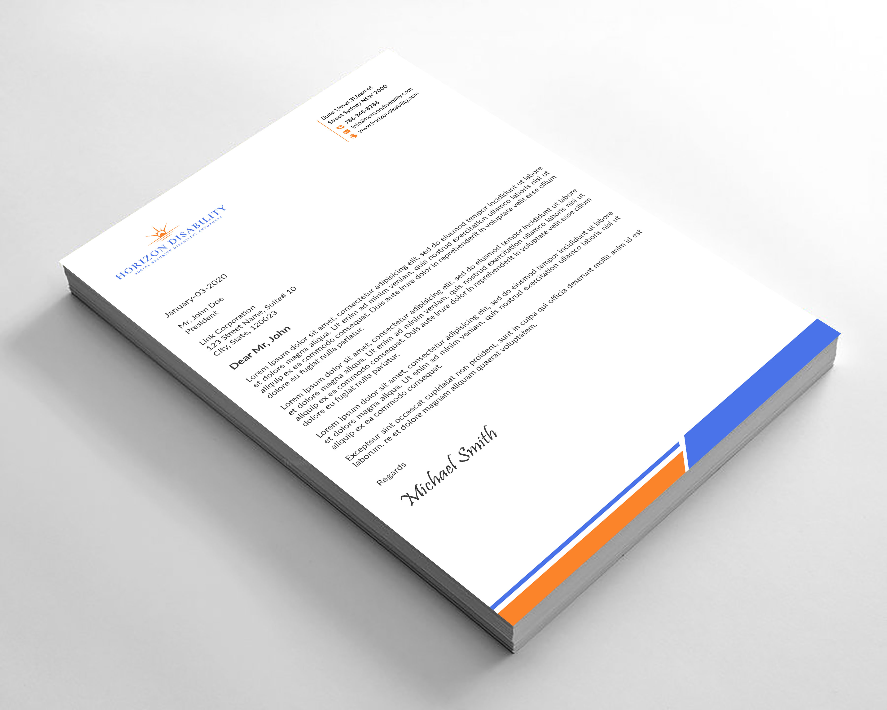 Letterhead Design by sadikul islam for this project | Design #28280593
