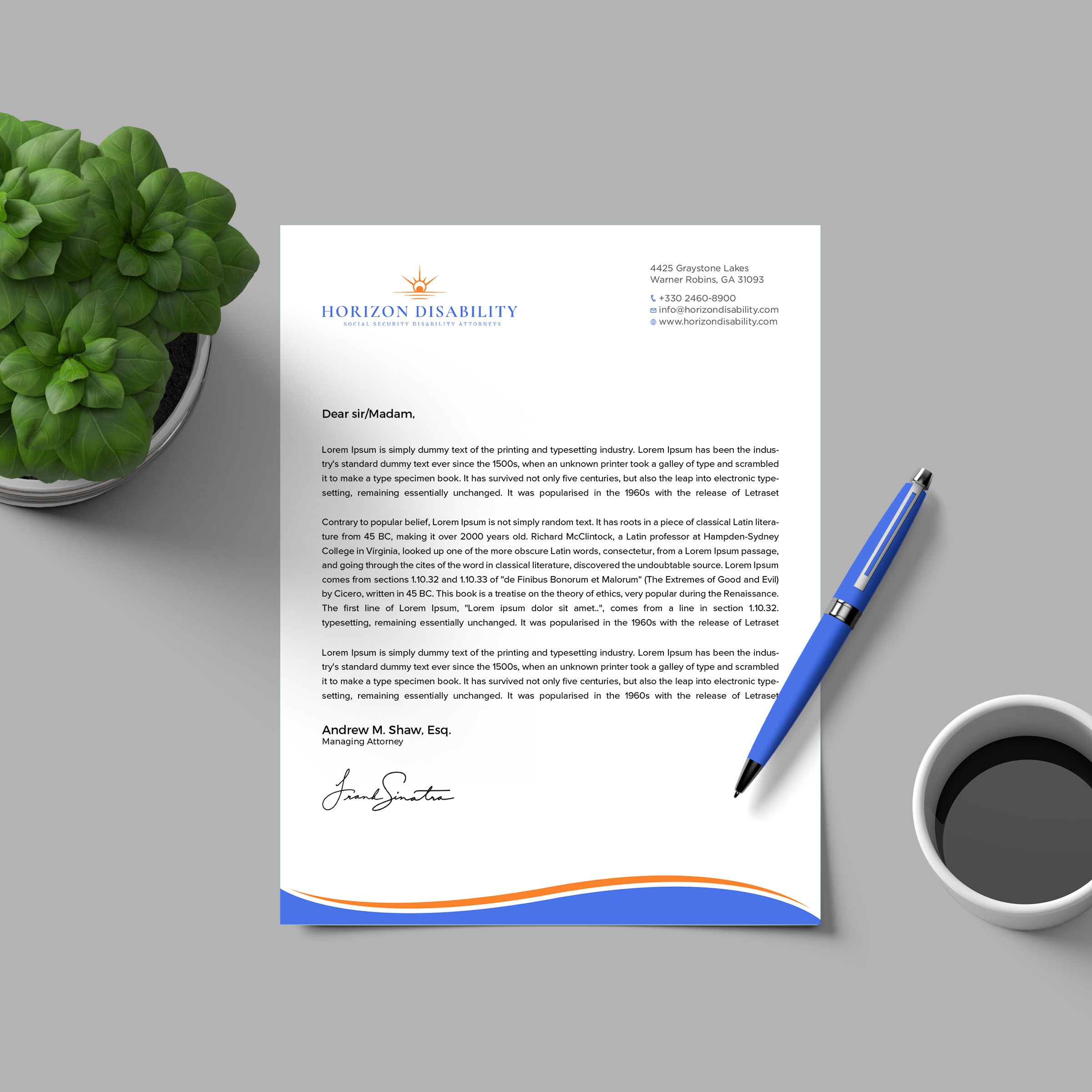 Letterhead Design by RENEXIT for this project | Design #28262583