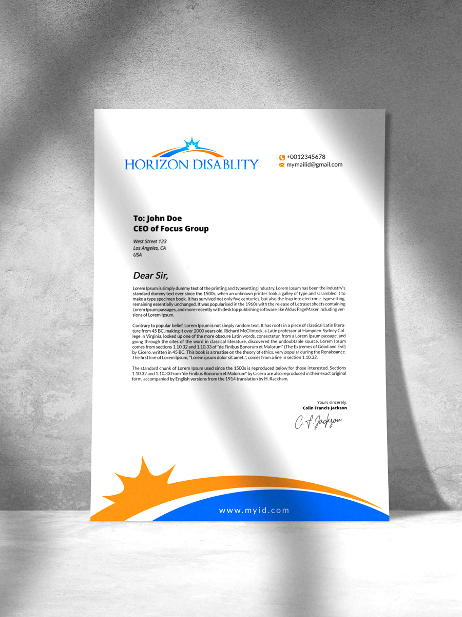 Briefkopf-Design von n214008 für dieses Projekt | Design #28259080