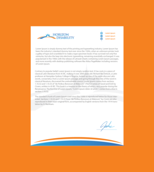 Briefkopf-Design von Cre@8ive.Colors für dieses Projekt | Design: #28263938