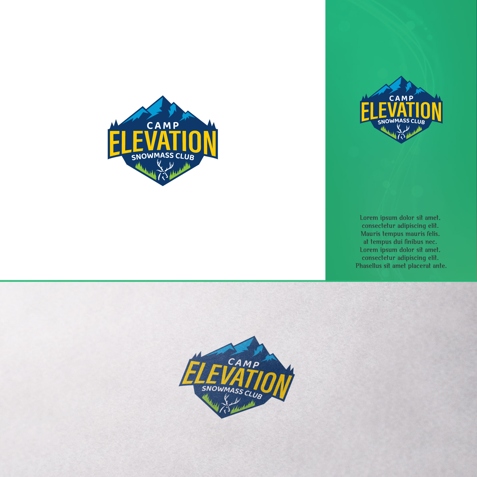 Logo Design by Arjuna Design for Snowmass Club | Design #28263668