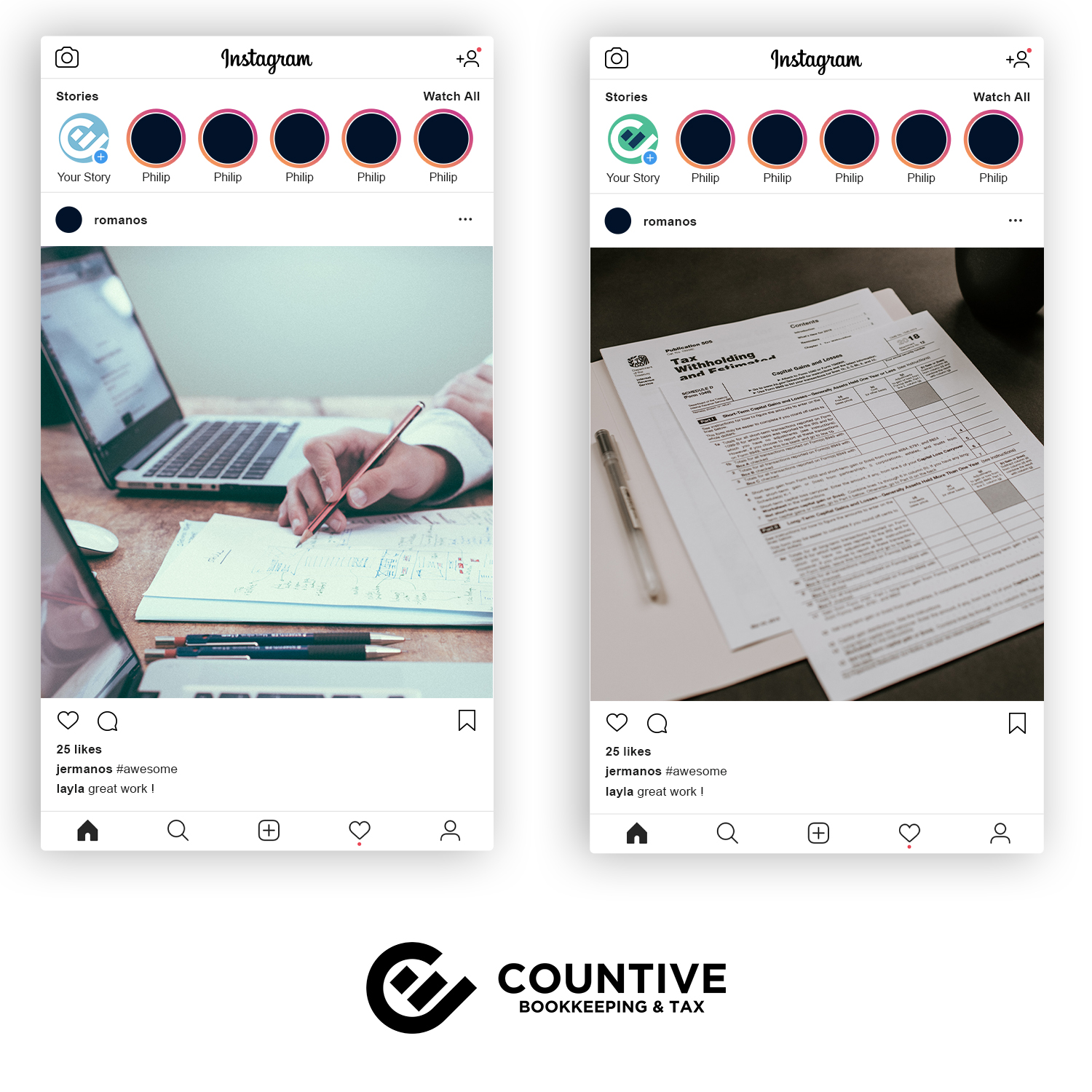 Logo Design by GRAFFYC for Countive | Design #28298018