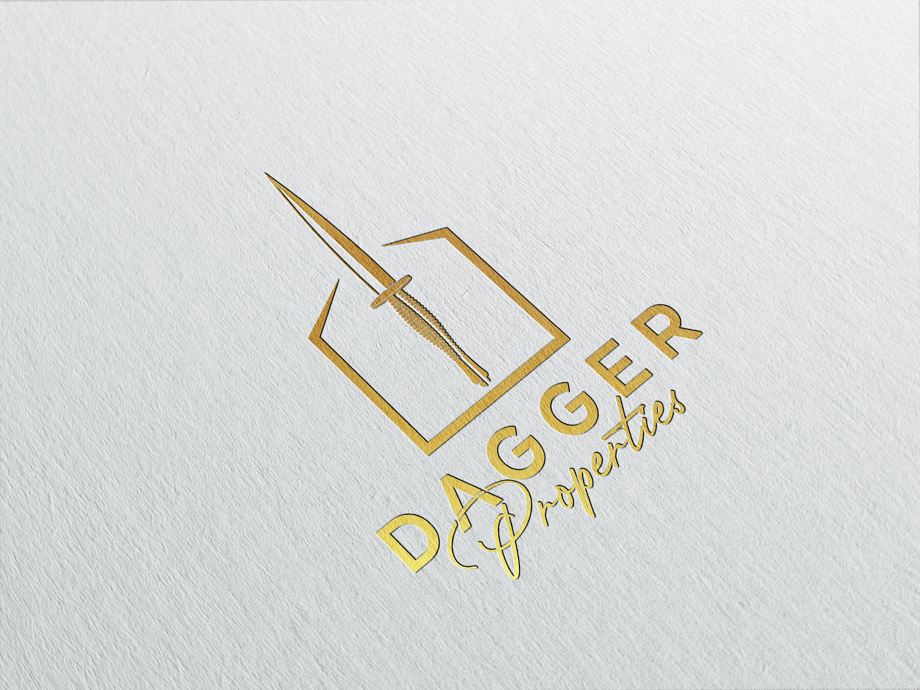Logo Design by ILLUSTRATOR PRO for Dagger Properties | Design #28273296