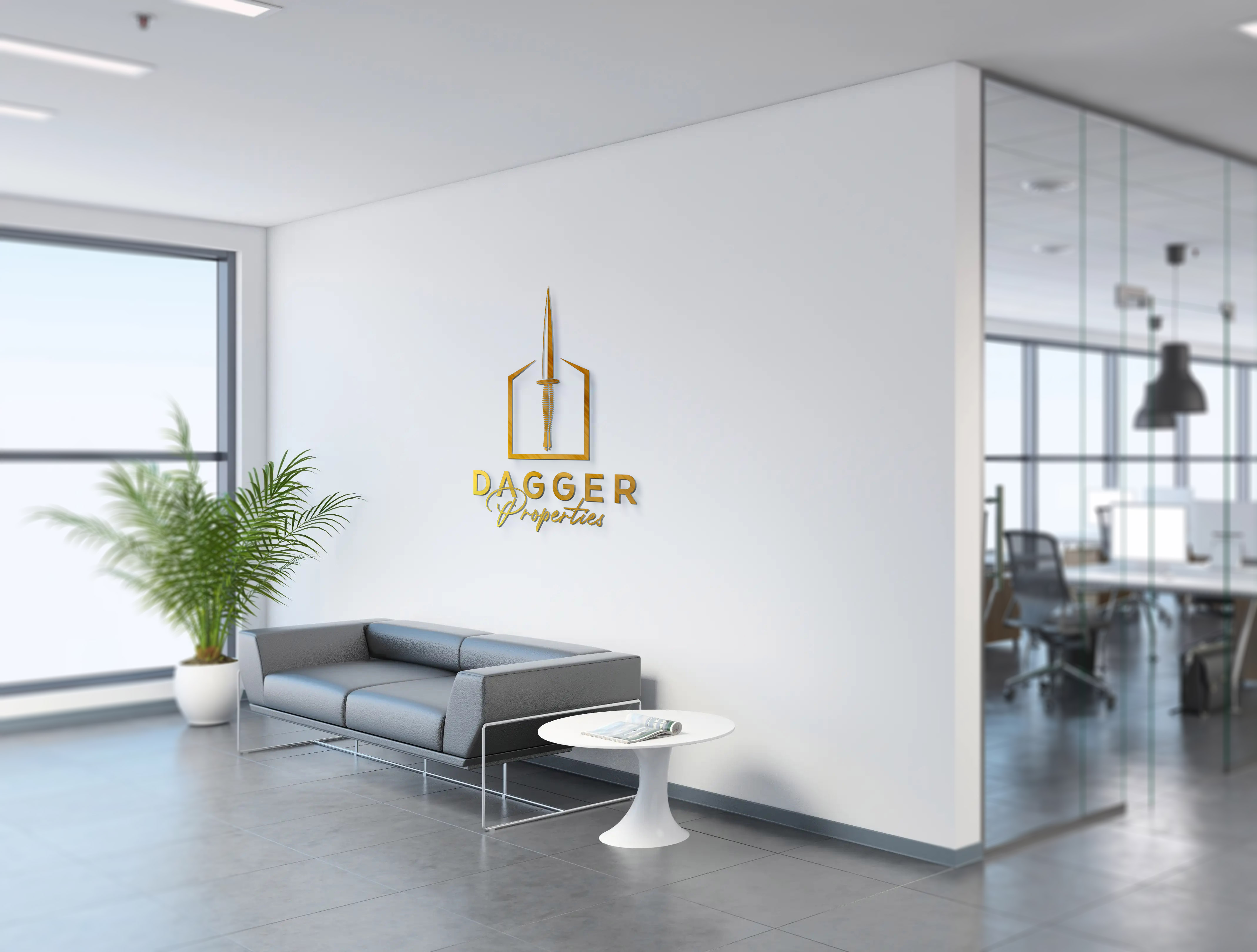 Logo-Design von ILLUSTRATOR PRO für Dagger Properties | Design: #28273297