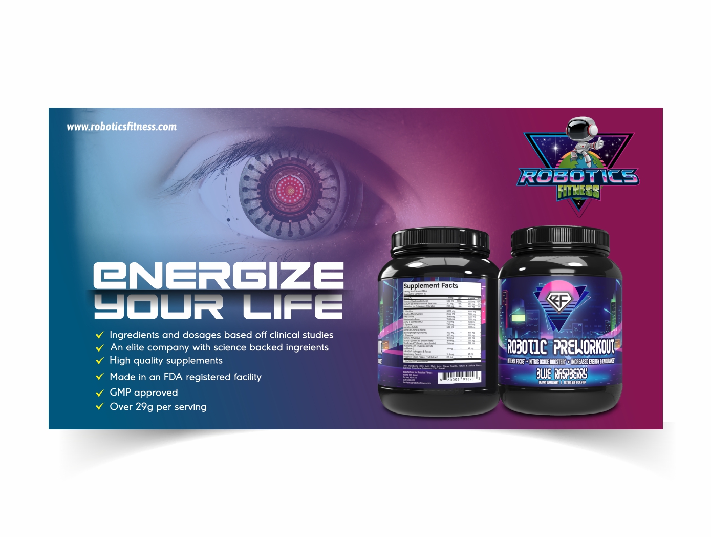 Advertisement Design by SAMPA DUARI for Robotics Fitness | Design #28263933