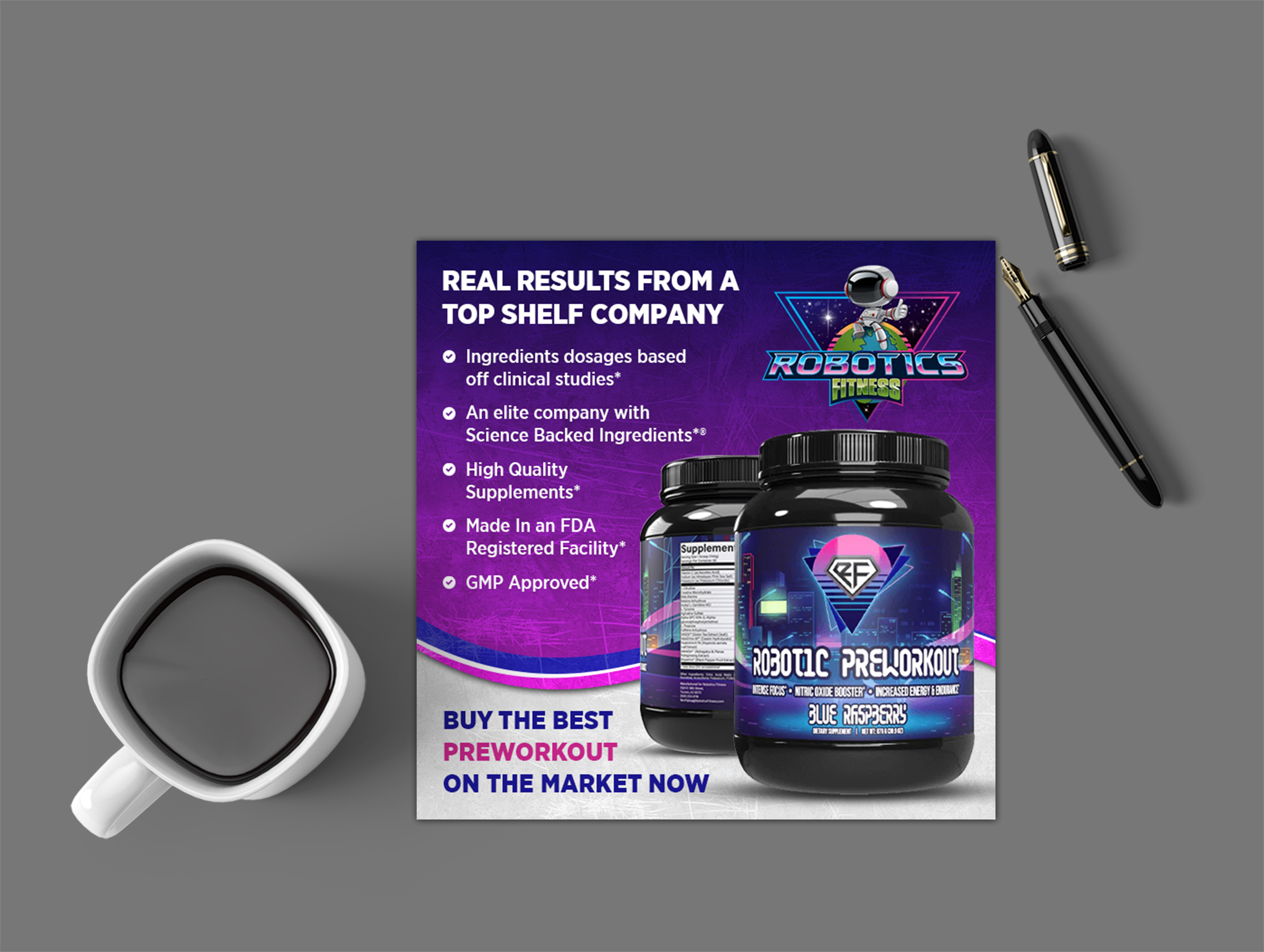 Advertisement Design by GraphicsGuru for Robotics Fitness | Design #28263407
