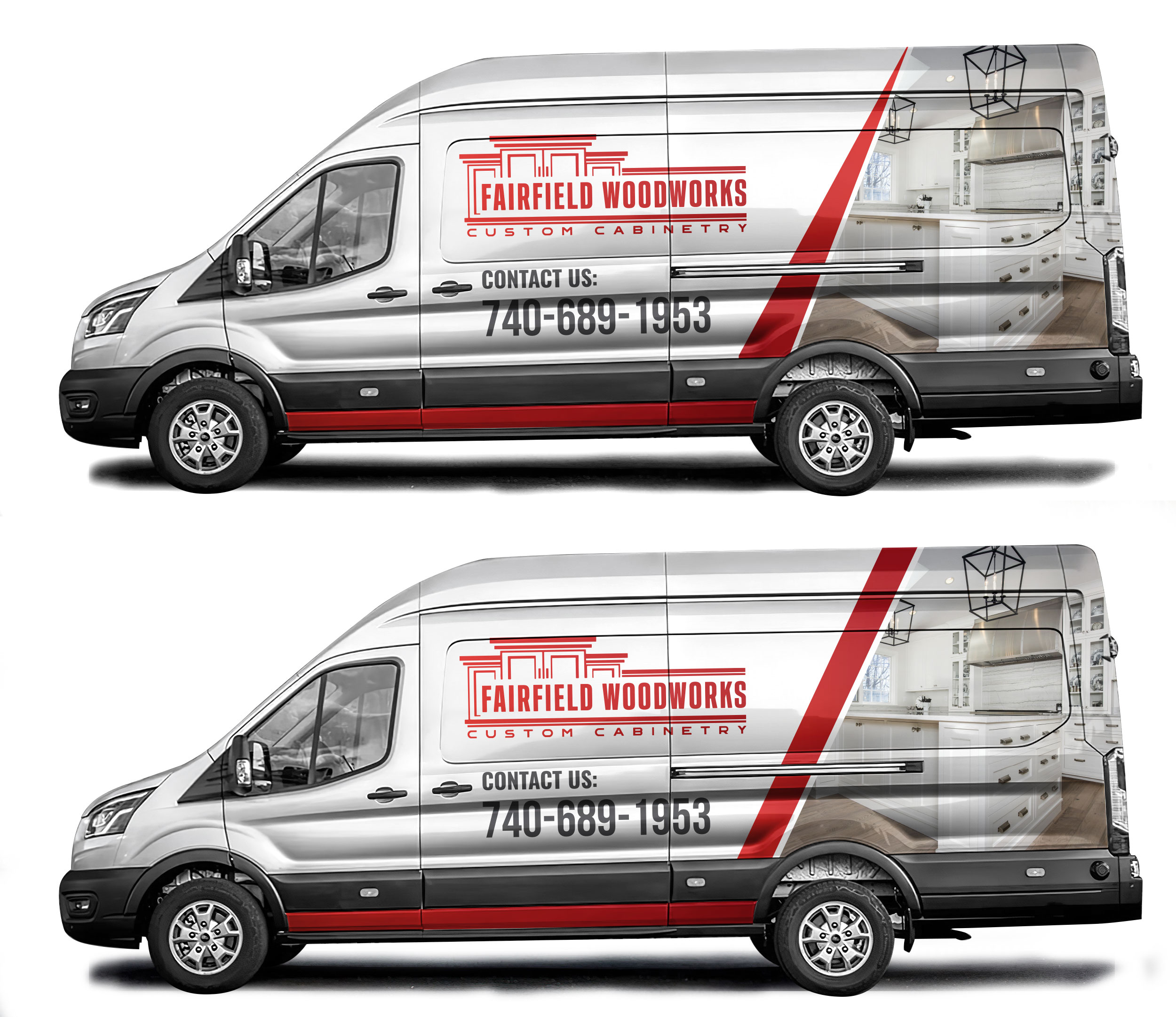 Car Wrap Design by White Diary for Fairfield Woodworks | Design #28291675
