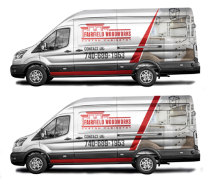 Car Wrap Design by White Diary for Fairfield Woodworks | Design: #28291675
