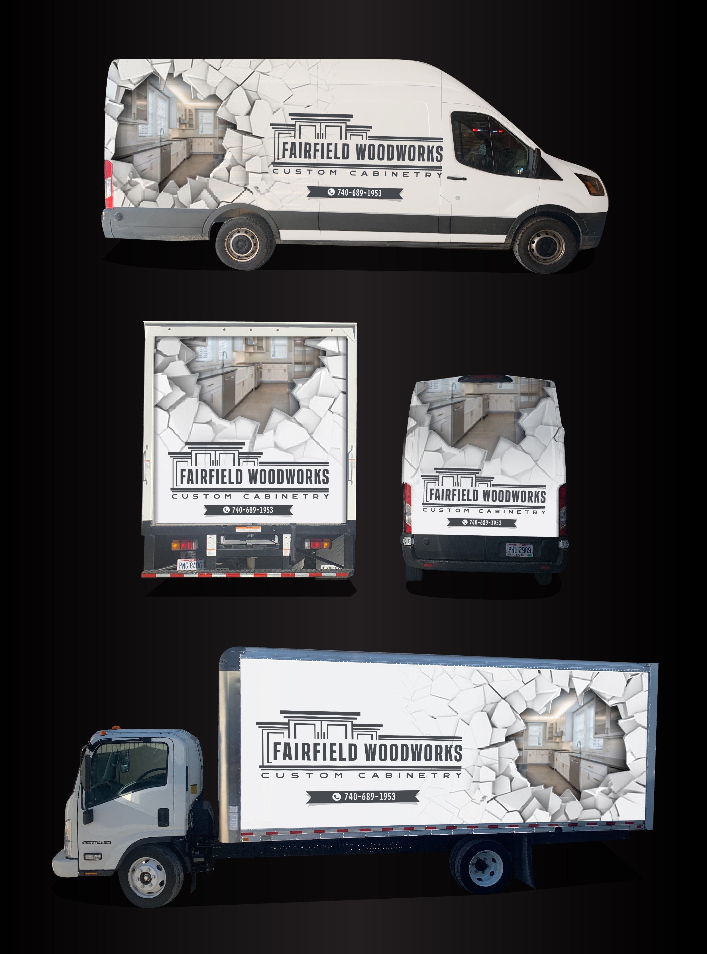 Car Wrap Design by Kira Graphics for Fairfield Woodworks | Design #28296651