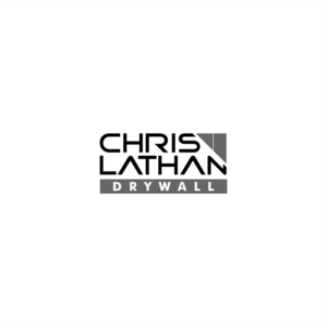 Chris Lathan Drywall | Logo Design by Arham Hidayat