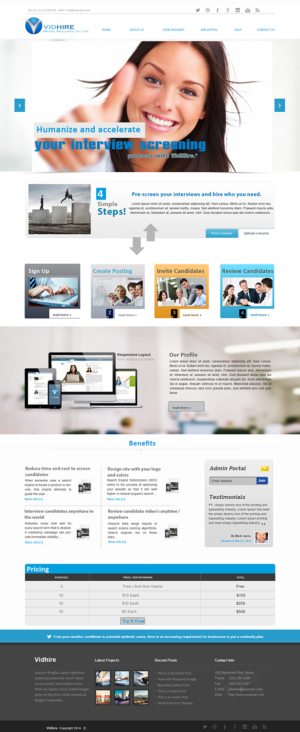 Web Design by webxvision for this project | Design #3149861