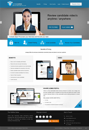 Web Design by pb for this project | Design: #3096589