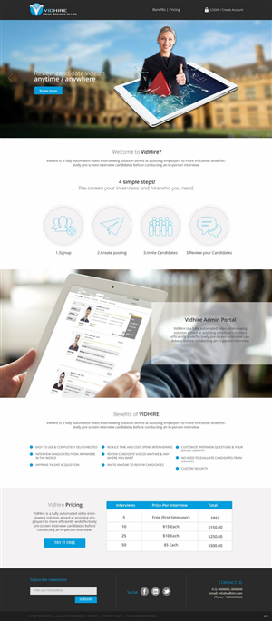 Web Design by pb for this project | Design: #3096600