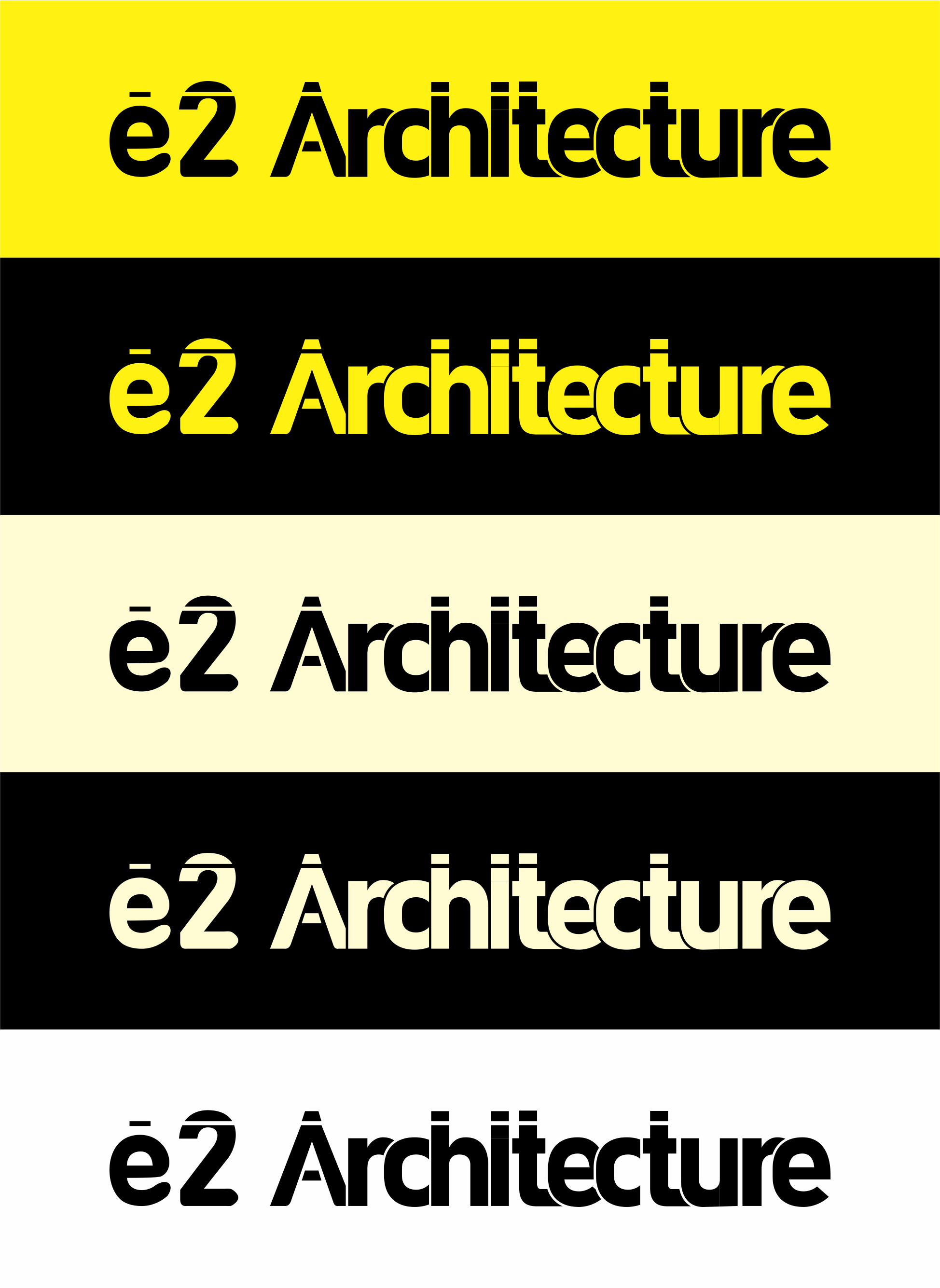 Logo Design by Excellar Hub for E2 Architecture | Design #28264350