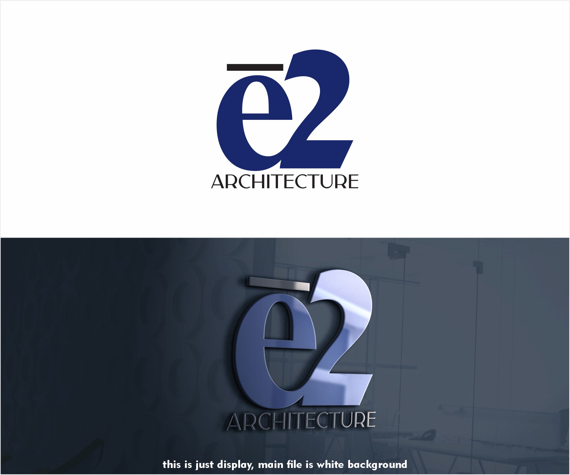 Logo Design by alkaline for E2 Architecture | Design #28264637
