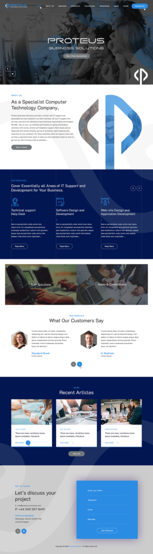 Landing Page Design by Ved Web Services