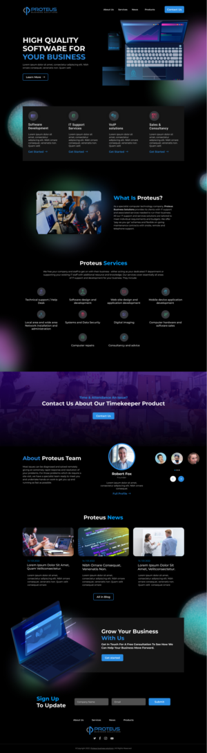 Landing Page Design by *mary