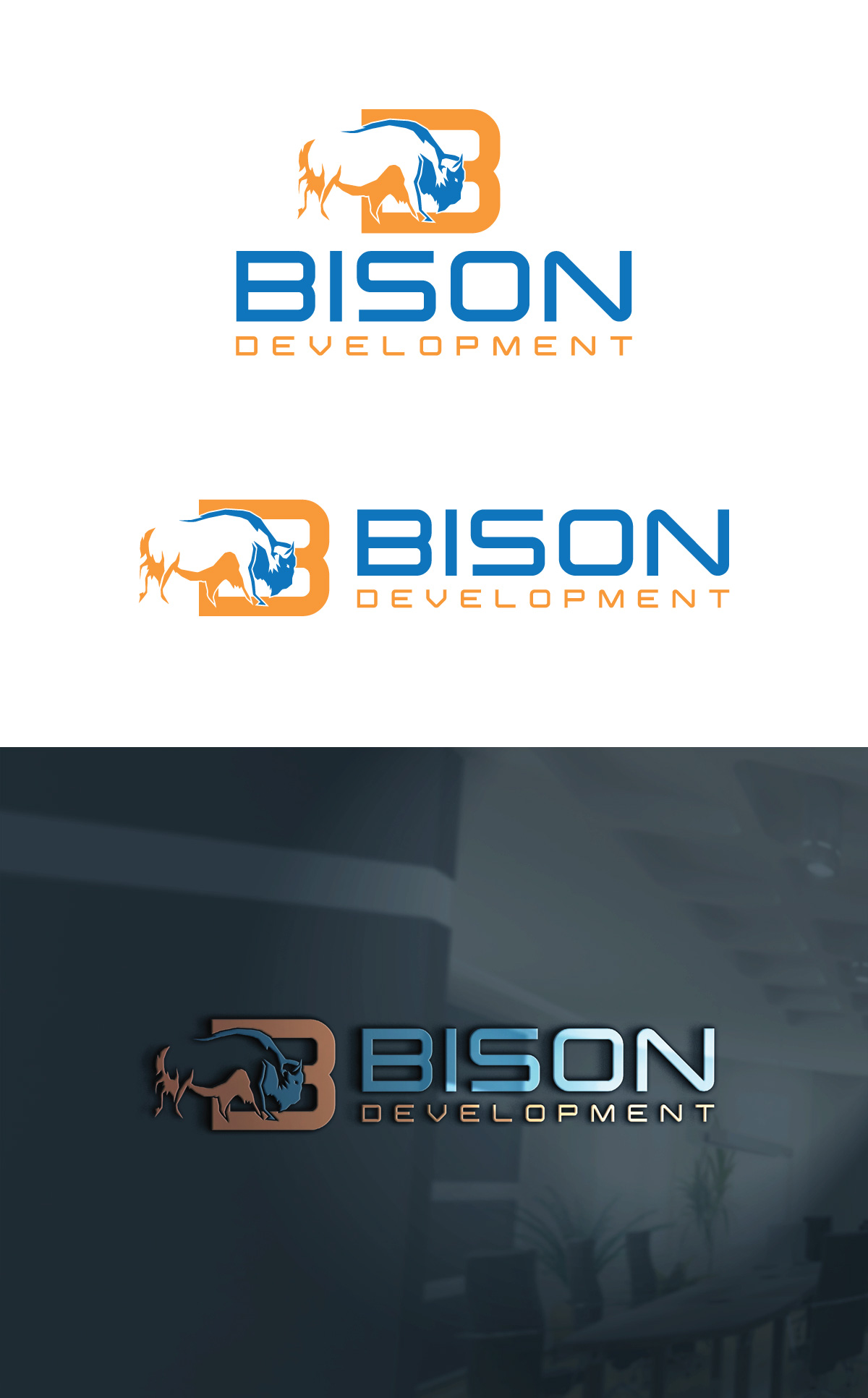 Logo Design by Ash_Design™ for Bison Development Company | Design #28269609