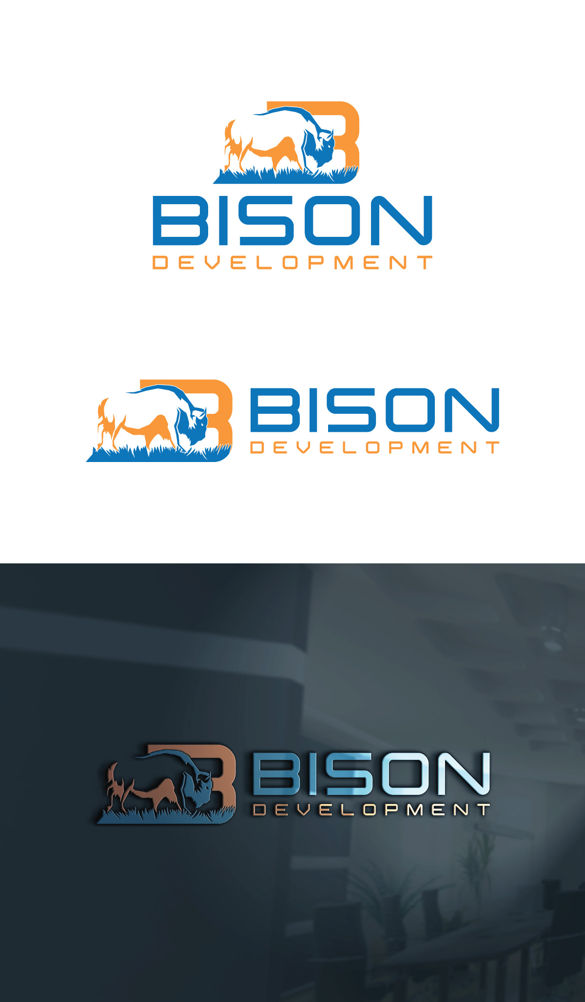 Logo Design by Ash_Design™ for Bison Development Company | Design #28270283