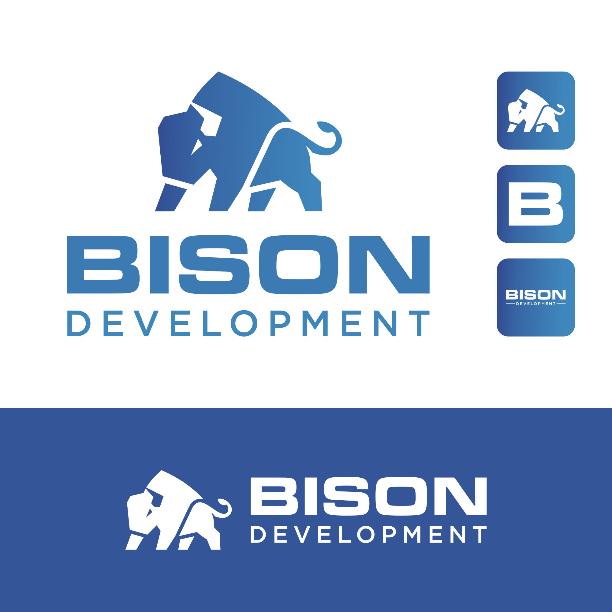 Logo Design by Azhari Art for Bison Development Company | Design #28270516