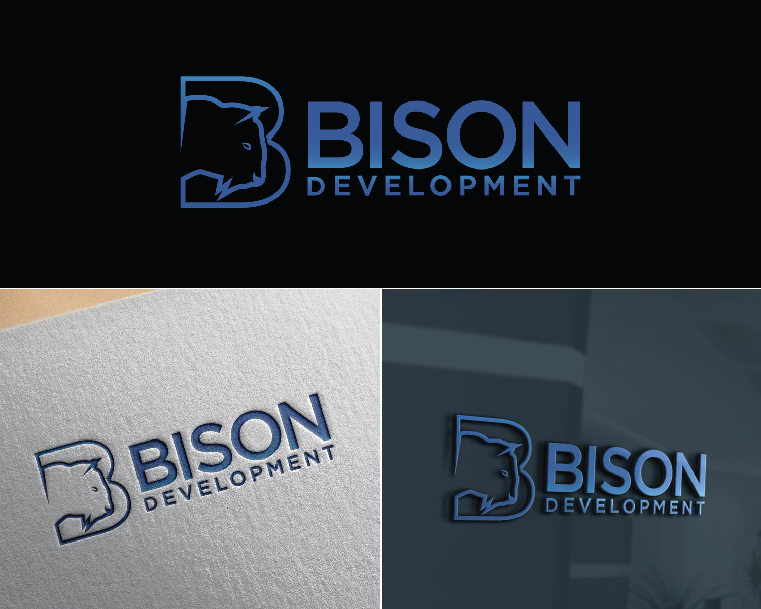 Logo Design by Atec for Bison Development Company | Design #28272363